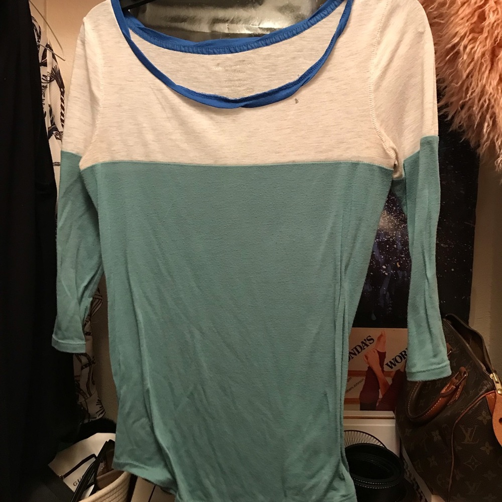 Colorblock Quarter Sleeve